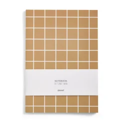 Anteckningsbok A4 Rut Beige Linjerad