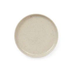 Assiett Bruno 22cm Stengods Spräcklig Beige