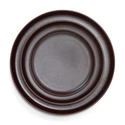 Assiett Bruno Stengods 17cm Brun