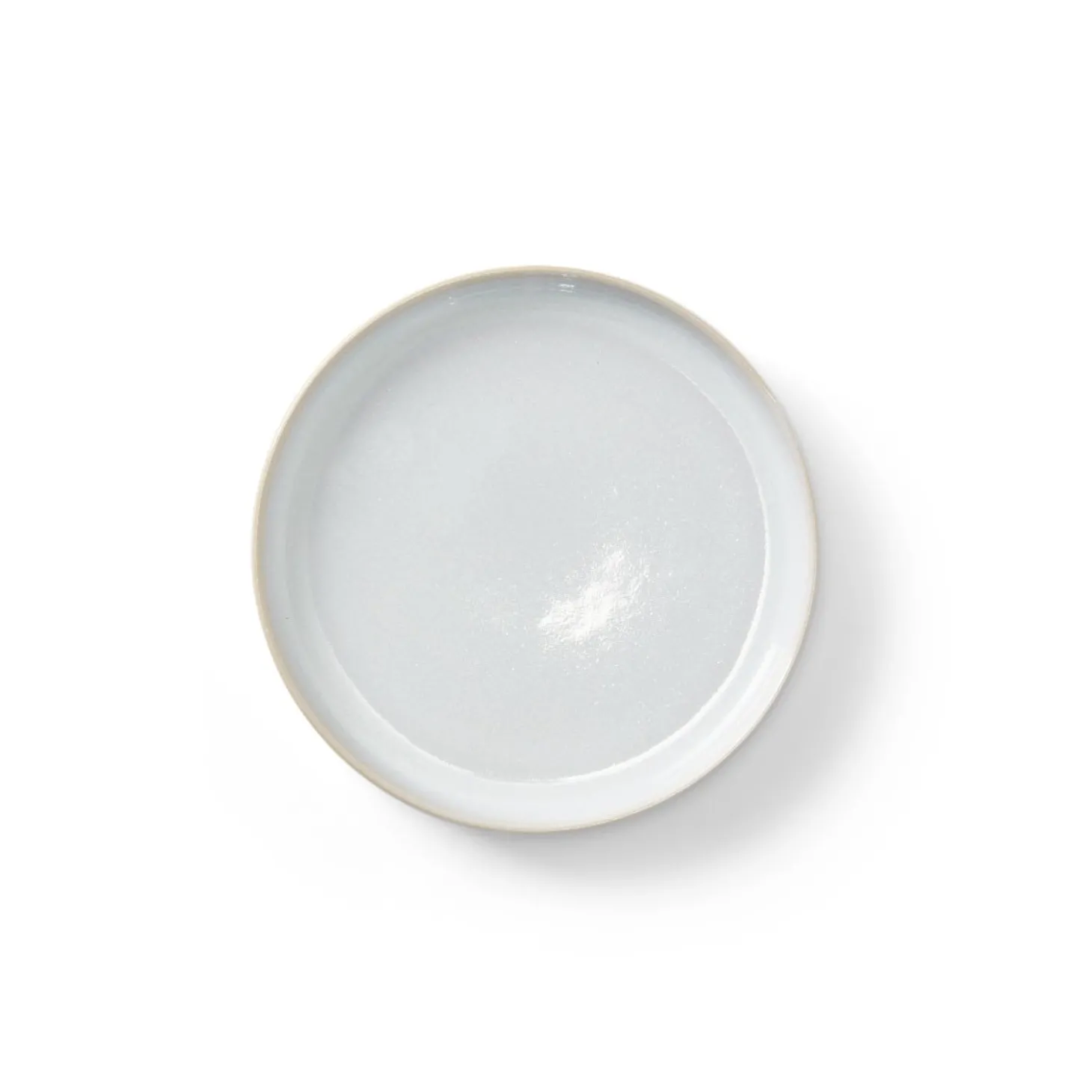 Assiett Bruno Stengods 17cm Vit