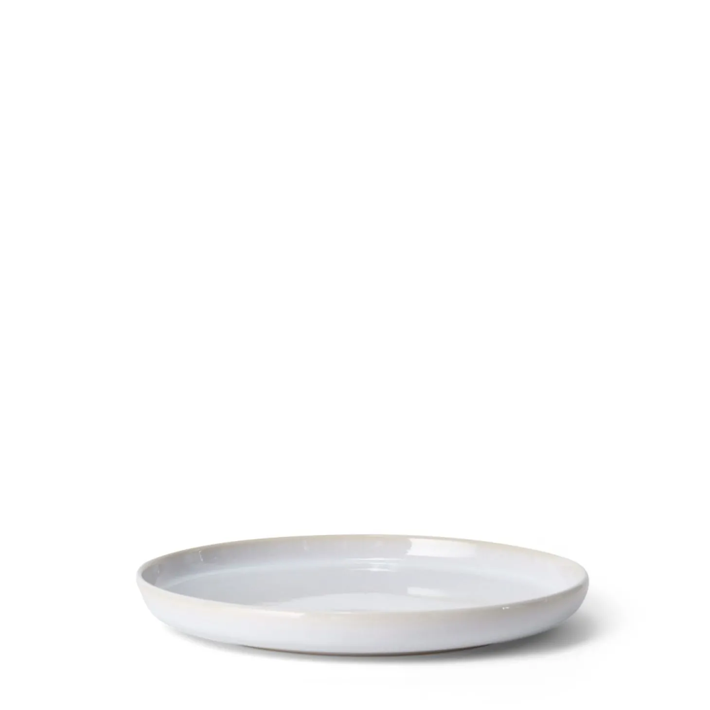 Assiett Bruno Stengods 22cm Vit