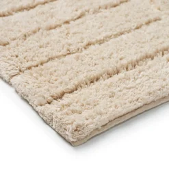 Badrumsmatta Square 50x80cm Bomull Beige