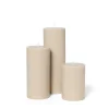 Blockljus Stearin 20x6,8cm Beige