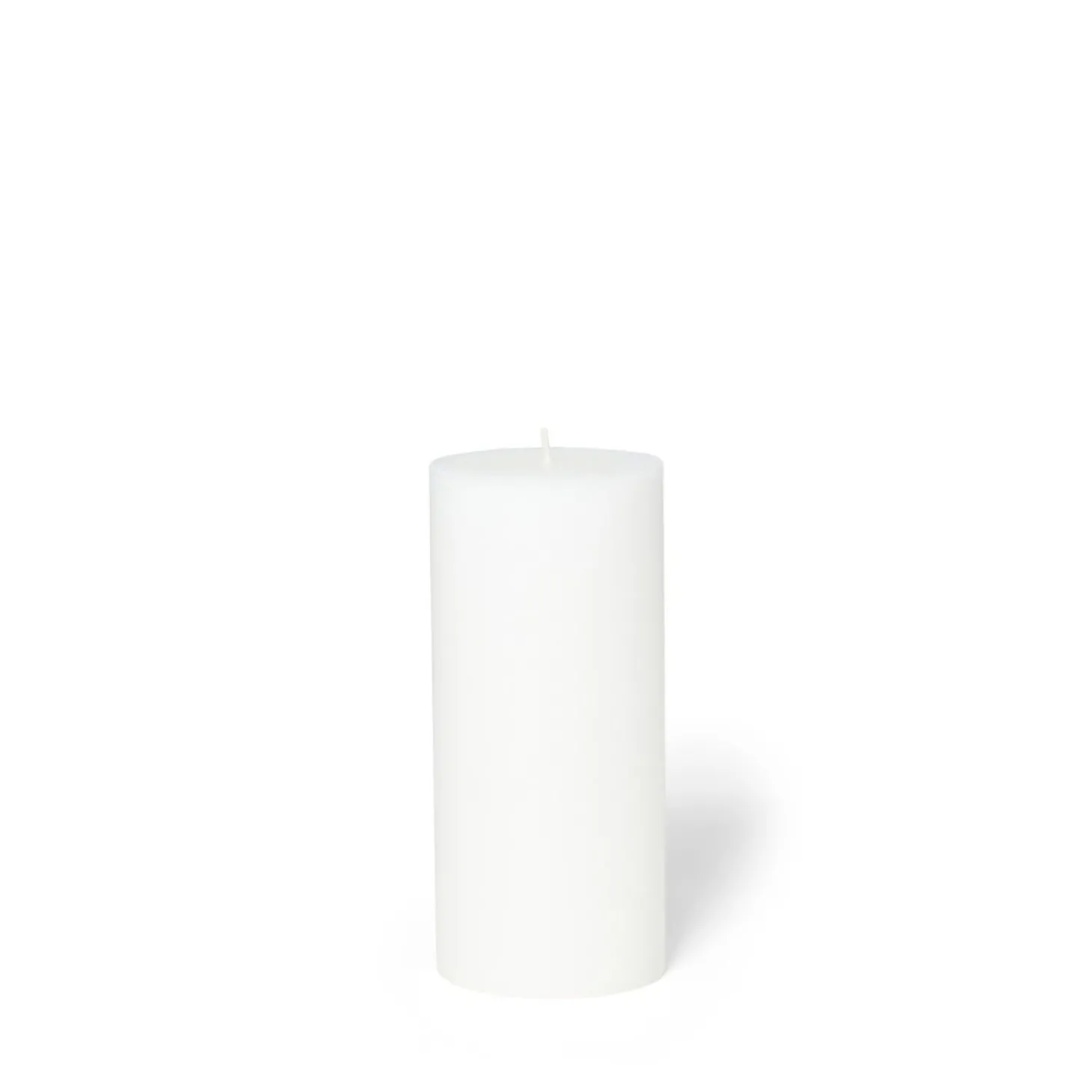 Blockljus Stearin 15x6,8cm Vit