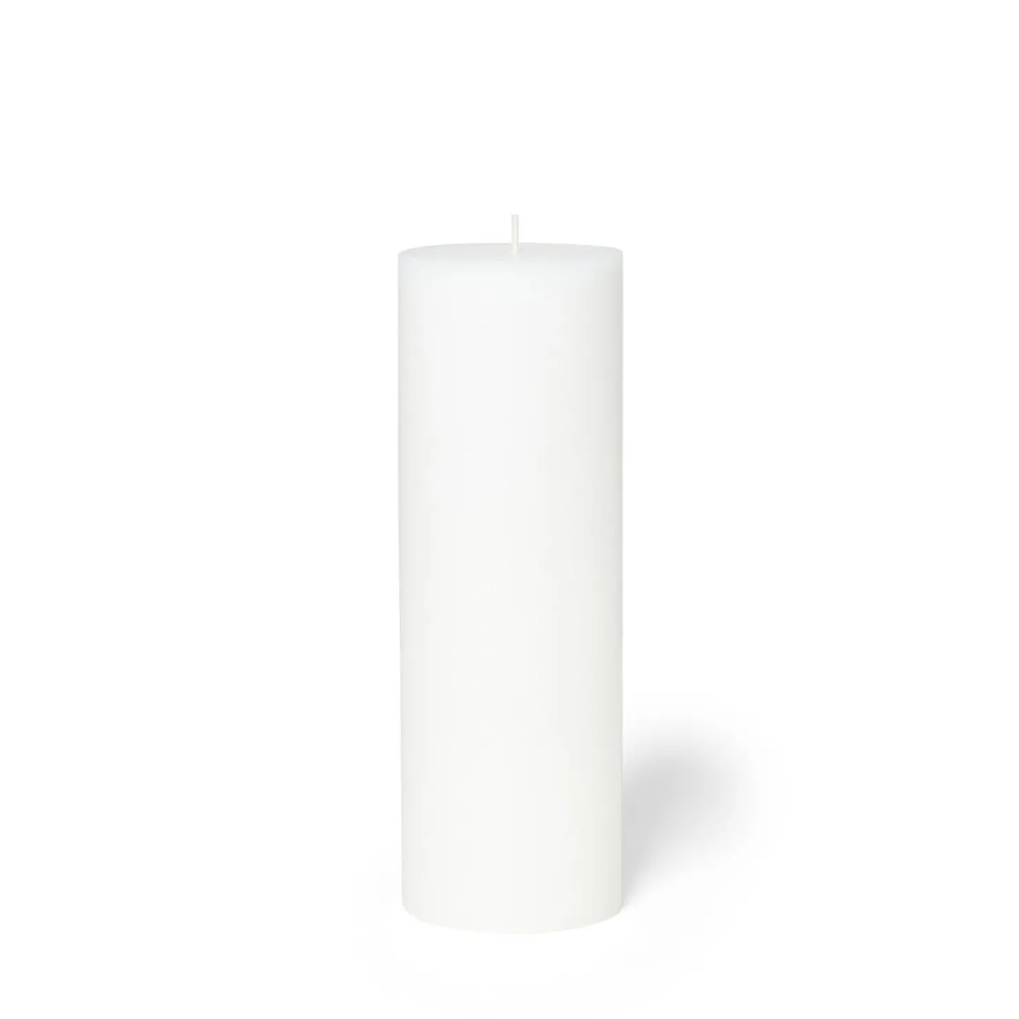 Blockljus Stearin 20x6,8cm Vit