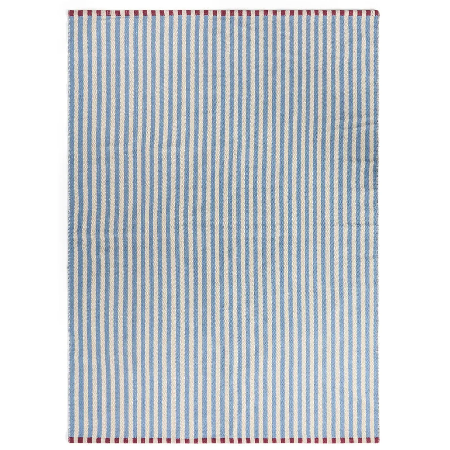 Bomullsmatta Rand 170x240cm Blå