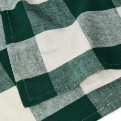 Bordsduk Check 240x140cm Linnemix Grön