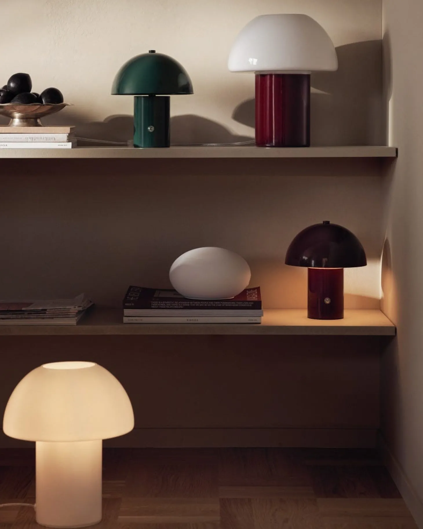 Bordslampa Alba 24x29cm Vit