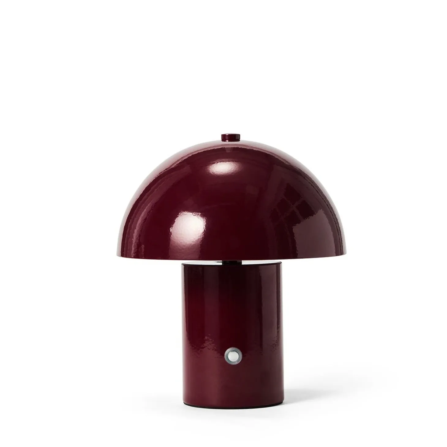 Bordslampa Lou 18x21cm Vinröd