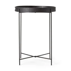 Bricka Träfanér 40cm Svart