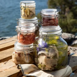 Burk Glas Snäpplock 1L