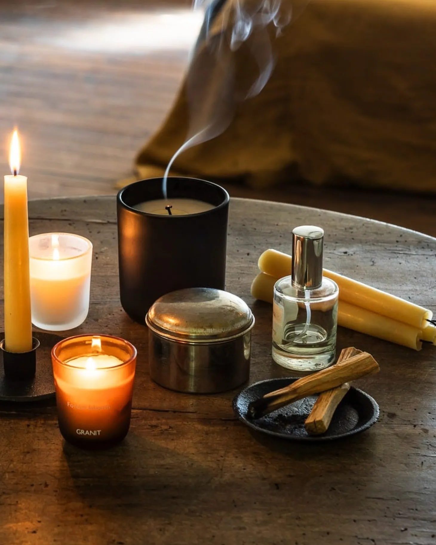 Doftljus Midnight 280g Svart