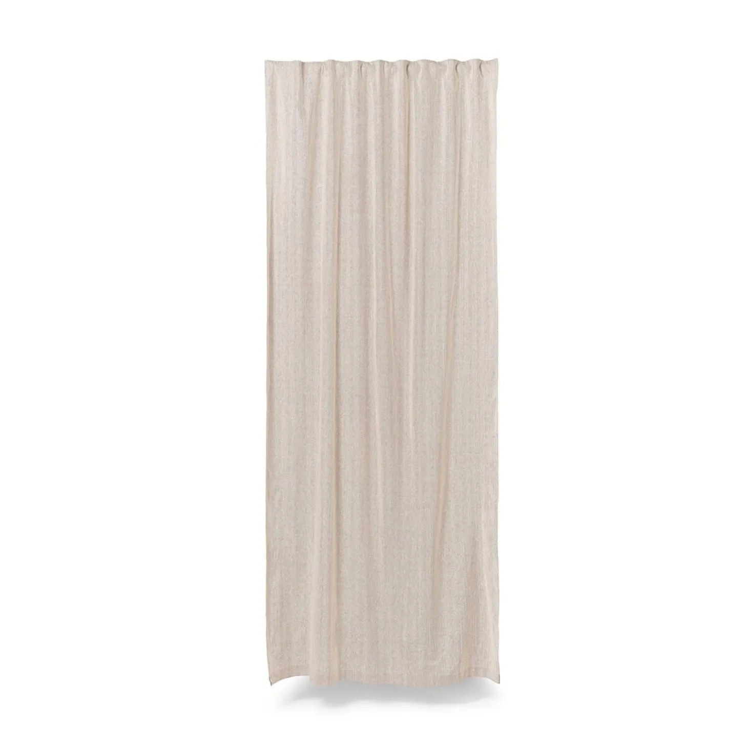 Gardin Linnemix 2-p Struktur 140x280cm Beige