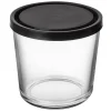 Glasburk Lock 0,8L Hög Svart