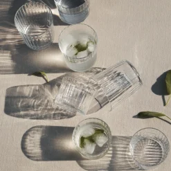 Glas Rilled 36cl Klar