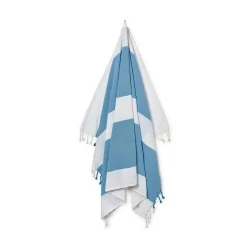 Handduk Hamam Summer Stripe 100x150cm Blå