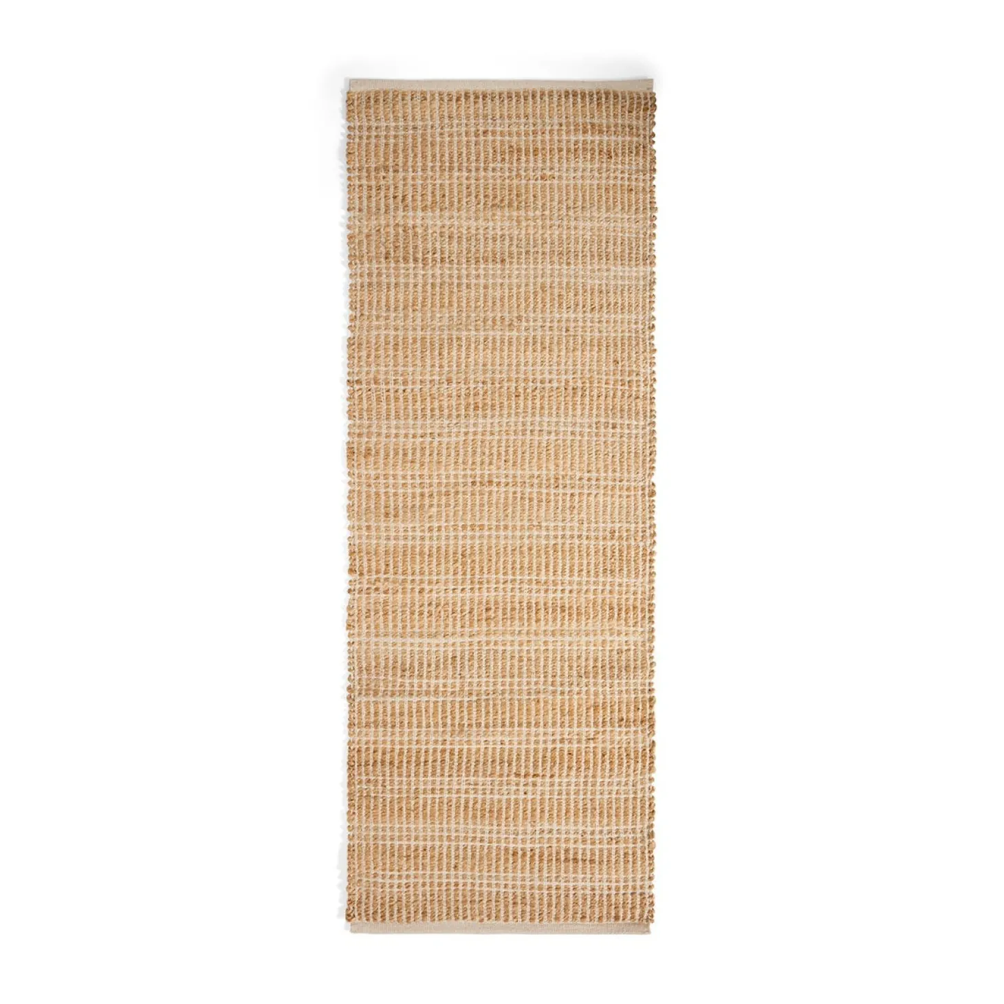 Jute/bomullsmatta 70x200cm Natur