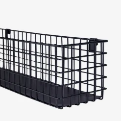 Korg Rutnät Krokar 11x42cm Svart