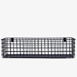 Korg Rutnät Krokar 11x42cm Svart