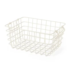 Korg Stapelbar Metall 24x32cm Beige