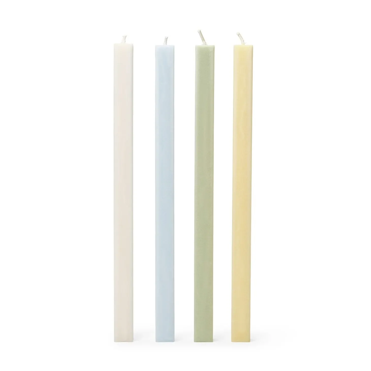 Kronljus Fyrkant H25cm 4-p Pastell