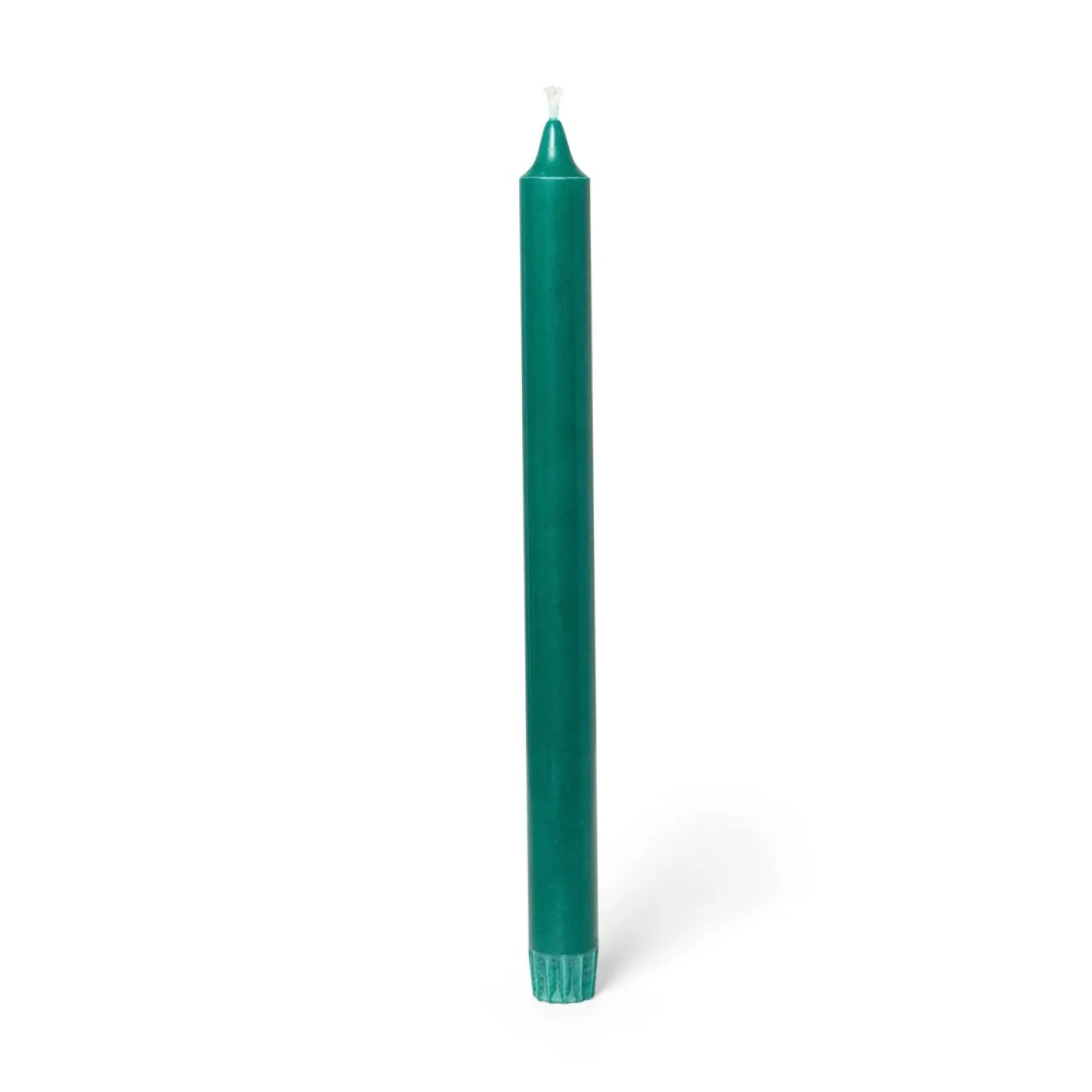 Kronljus H28cm Mörkgrön