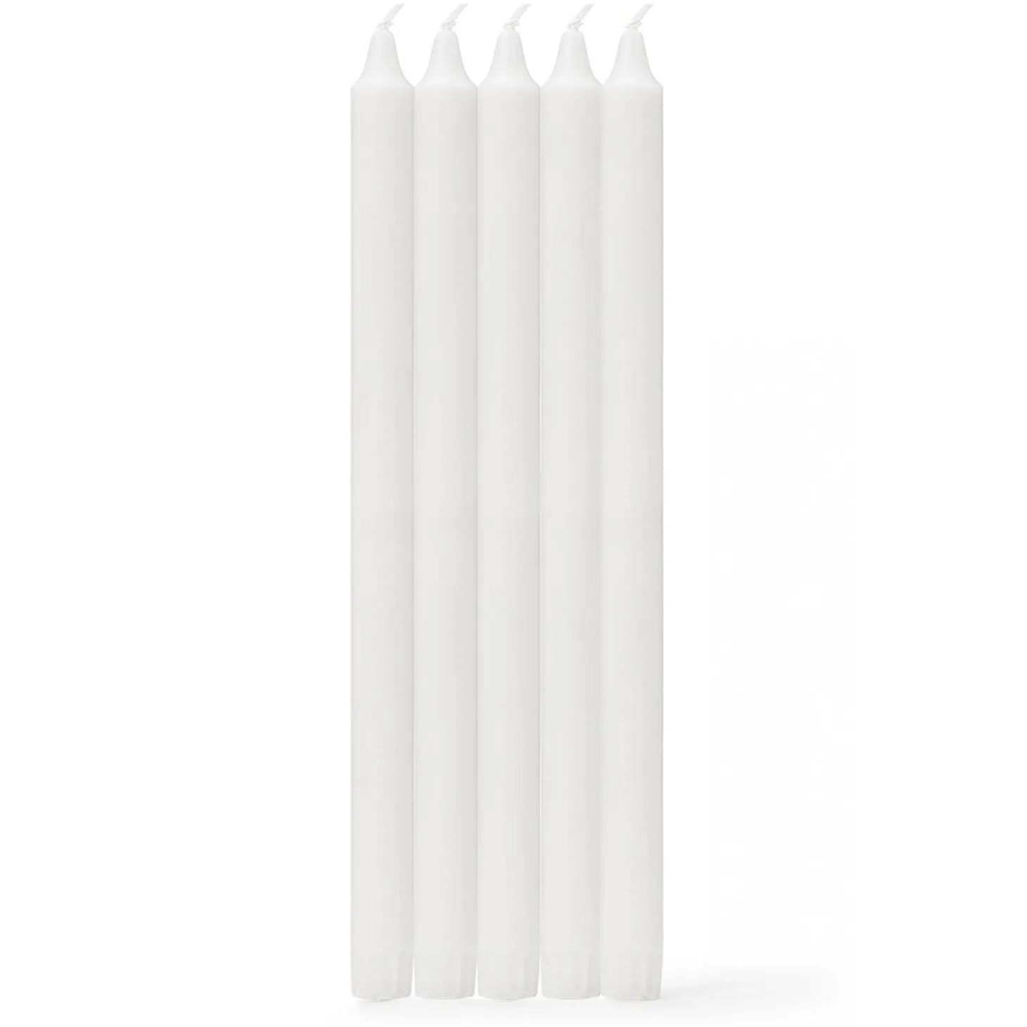 Kronljus Stearin 35cm 10-p Vit