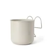 Kruka Hängande Metall 16cm Beige