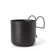 Kruka Hängande Metall 16cm Svart