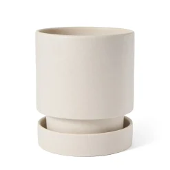Kruka Stengods Fat 32cm Beige