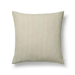 Kuddfodral Linnemix Smalrand 50x50cm Ljusgrön