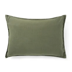 Kuddfodral Linne 50x70cm Khakigrön