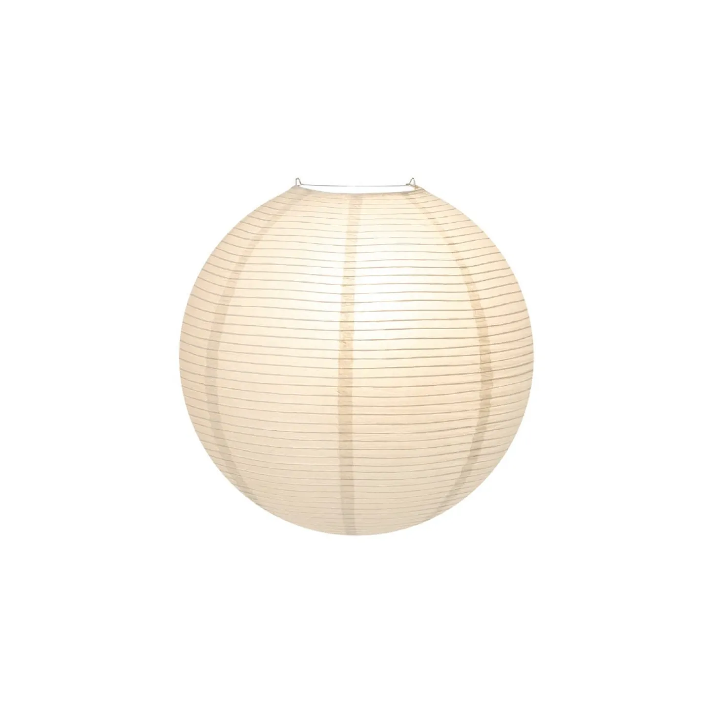Lampskärm Rispapper Luna 40cm Vit