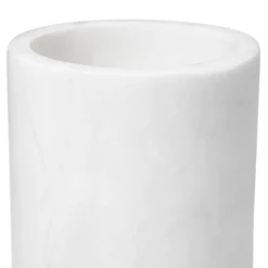 Ljushållare Alabaster 9x10cm Vit