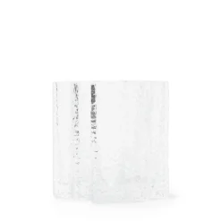 Ljuslykta Zigzag Glas 9x9cm