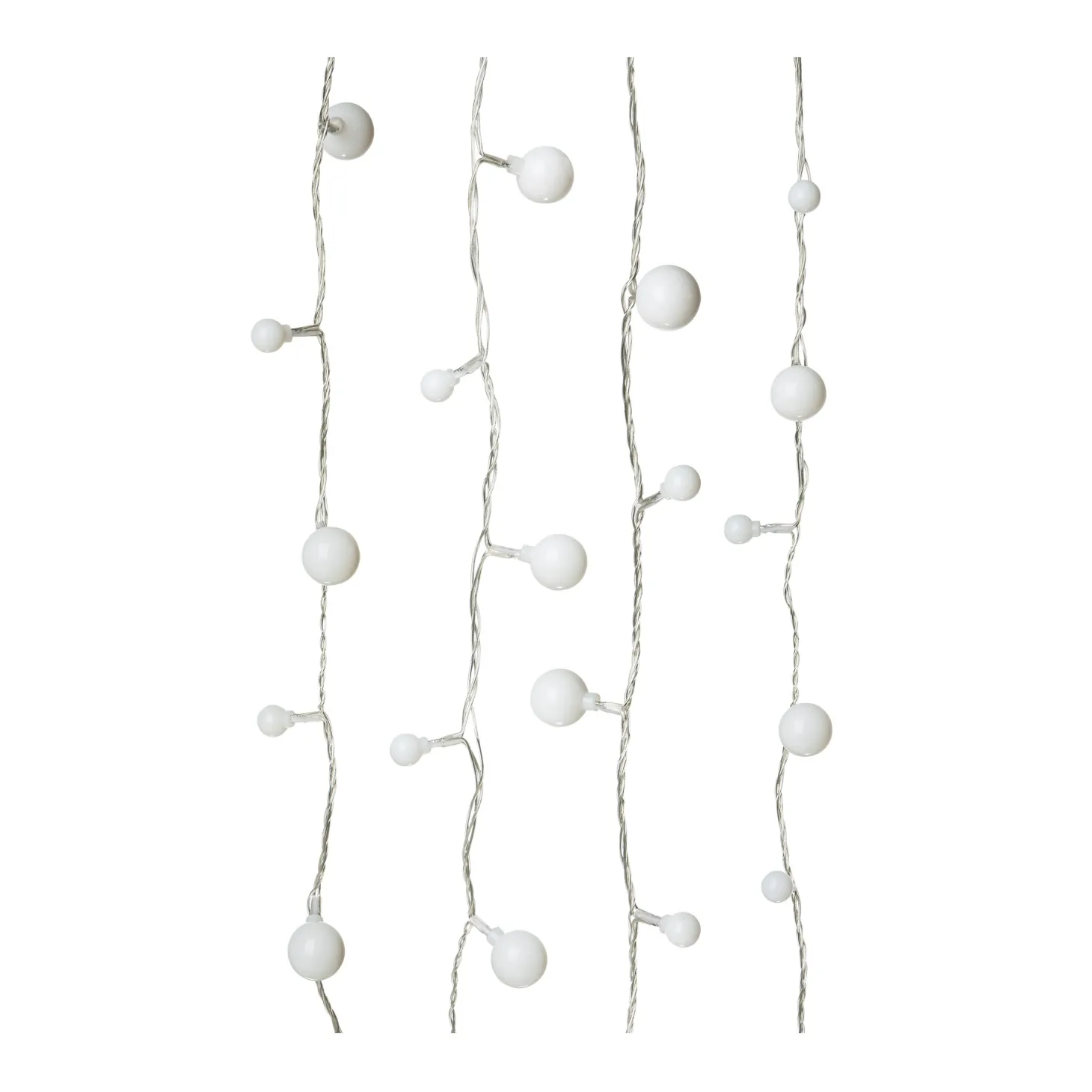 Ljusslinga 80 LED Boll 6,32m Transparent