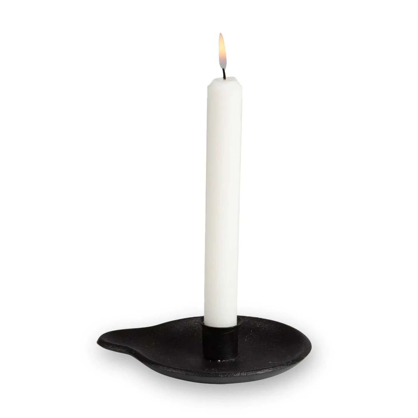 Ljusstake Gjutjärn 11x14cm Svart