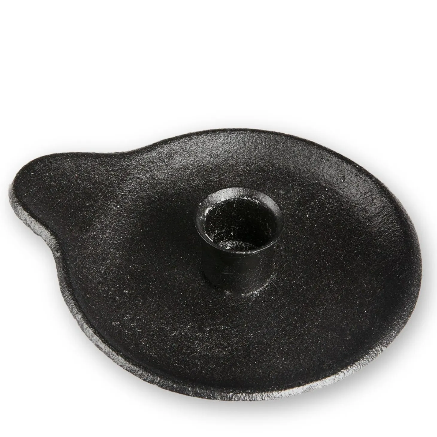 Ljusstake Gjutjärn 11x14cm Svart