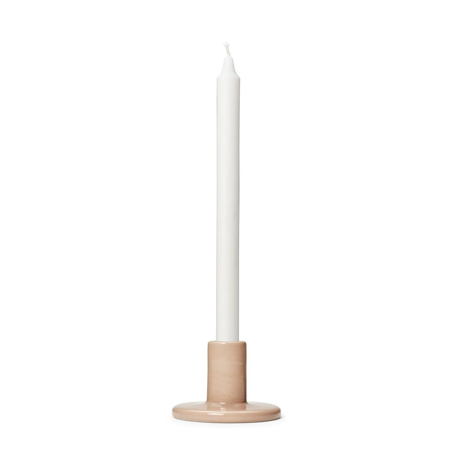 Ljusstake Signal Stengods 6,8x10cm Ljusrosa