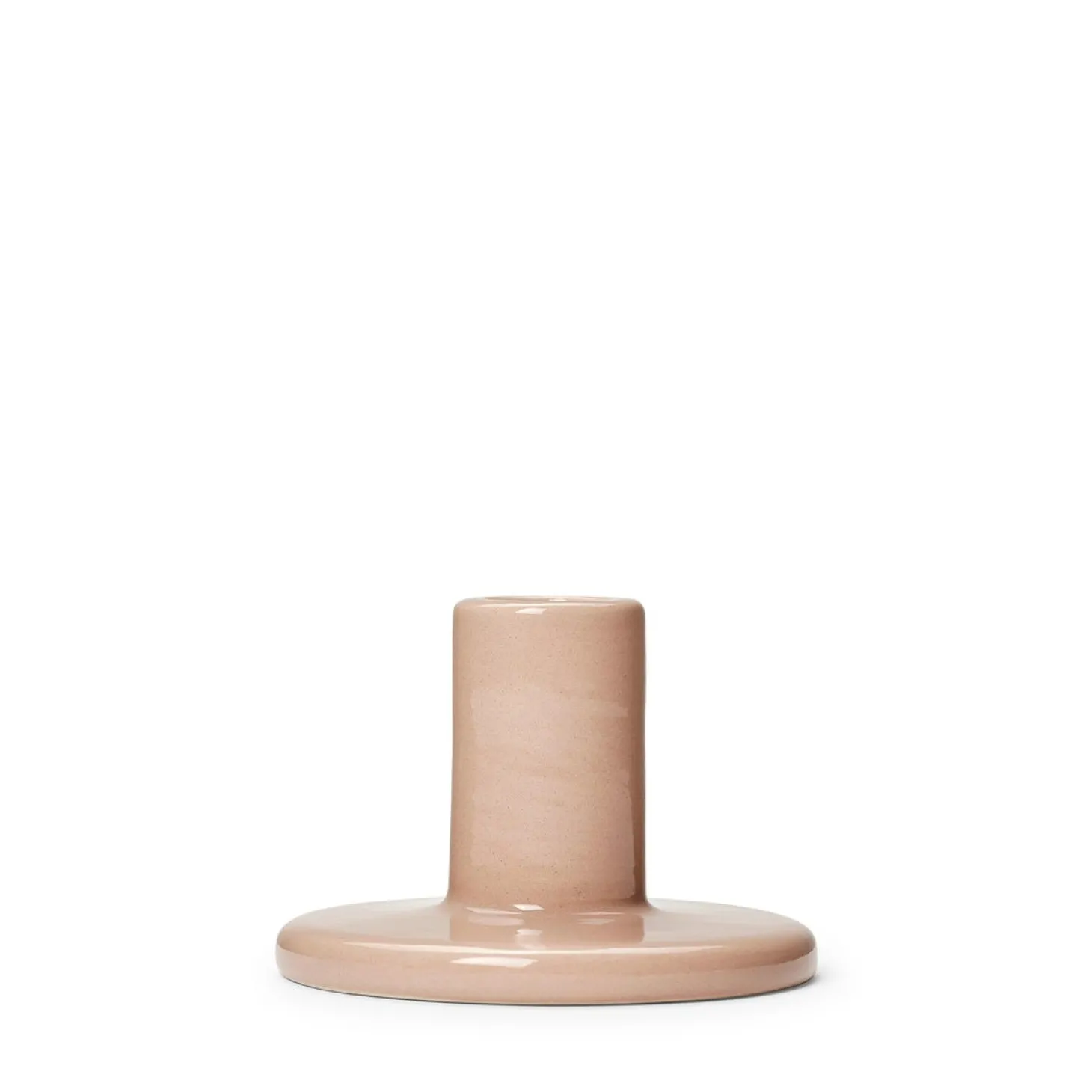 Ljusstake Signal Stengods 6,8x10cm Ljusrosa
