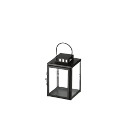 Lykta Metall 16cm Svart