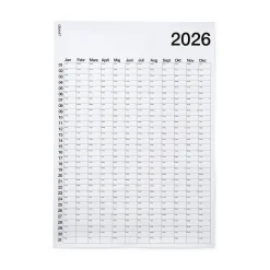 Årsplan 50x70cm 2026