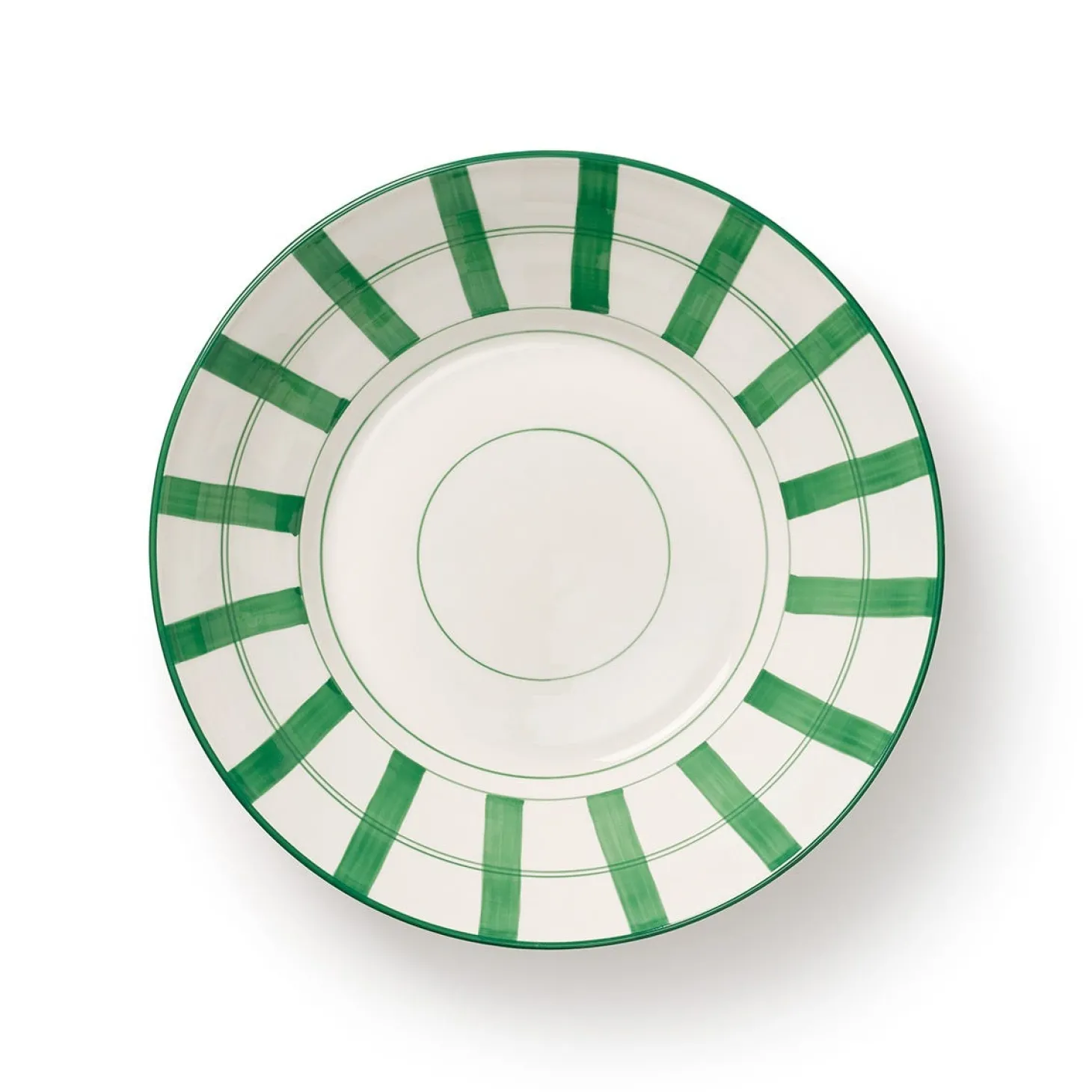 Serveringsskål Eve 30cm Handmålad Grön