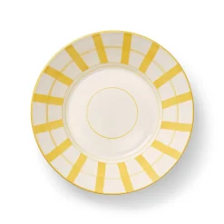 Serveringsskål Eve 30cm Handmålad Gul