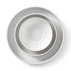 Skål Bruno Stengods 22cm Vit