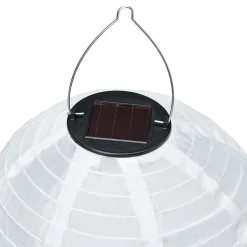 Solcellspendel Boll 25cm Vit