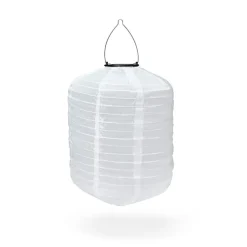 Solcellspendel Cylinder 25cm Vit
