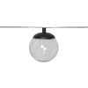 Solcellsslinga Globe 2,1m Transparant