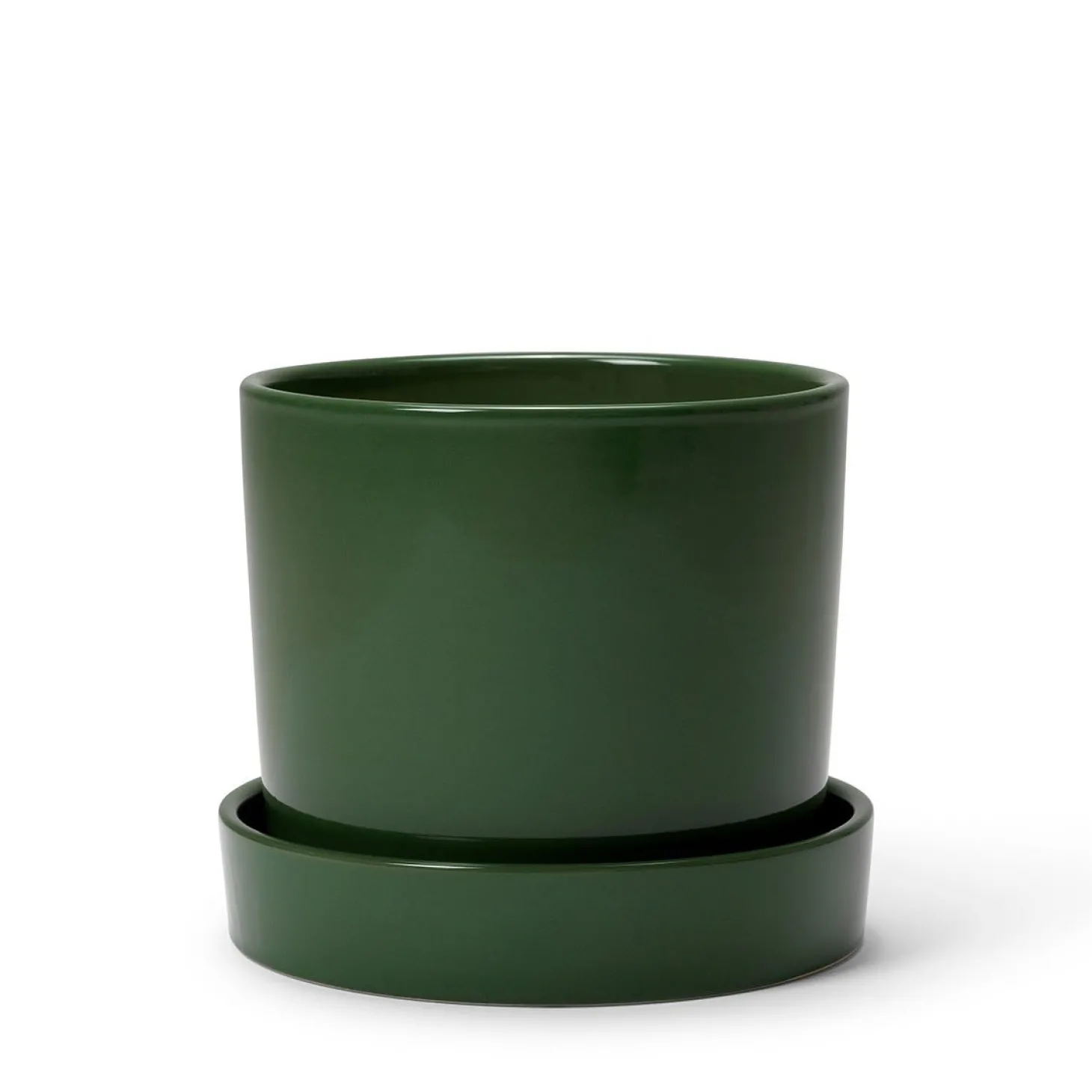 Stengodskruka/Fat 21 cm Glaserad Grön