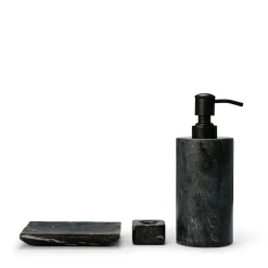 Tandborsthållare 4x4cm Marmor Svart